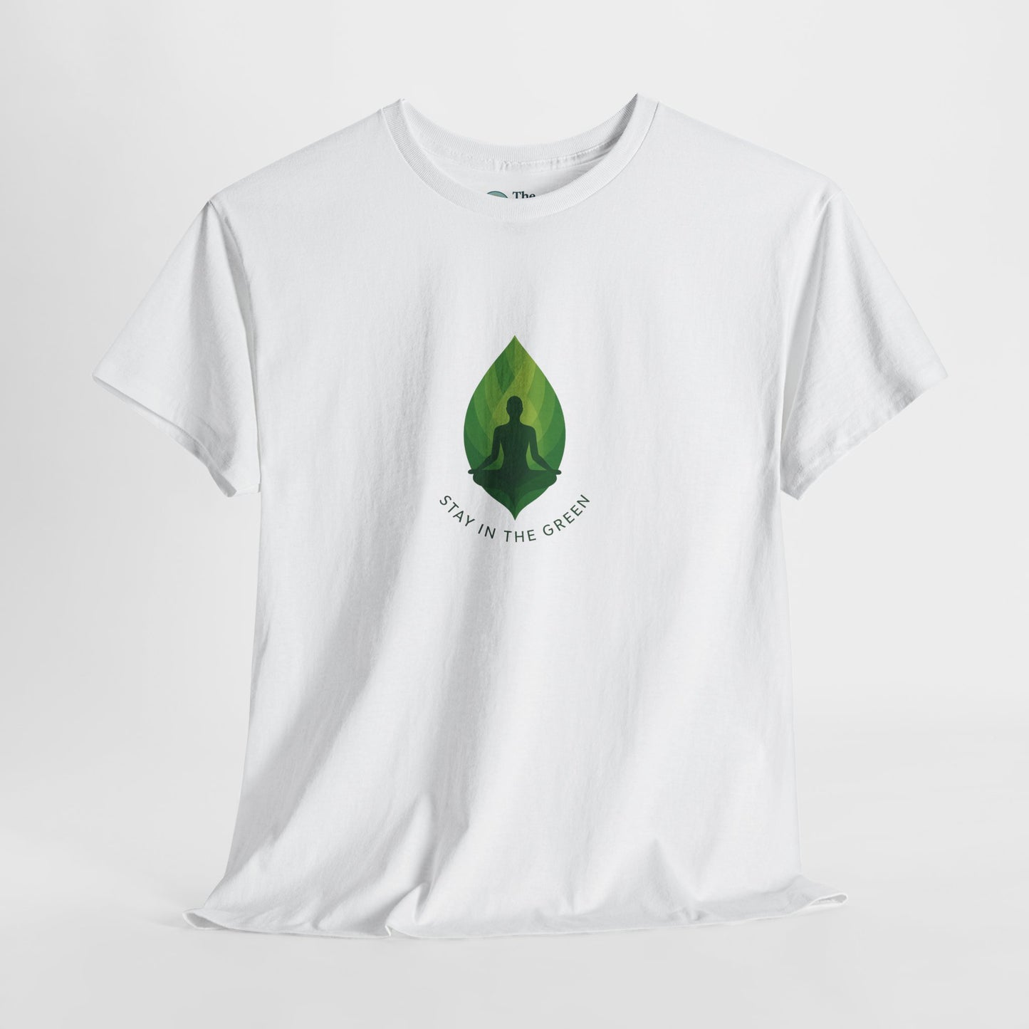 Stay in the Green T-Shirt – Minimalist Meditation Tee