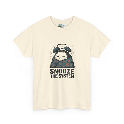 Snooze the System T-Shirt – Anti-Hustle Graphic Tee