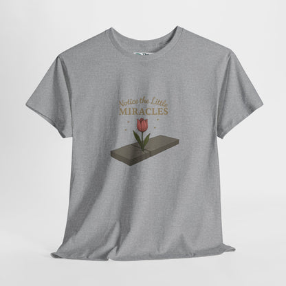 Notice the Little Miracles T-Shirt – Inspirational Mindfulness Tee