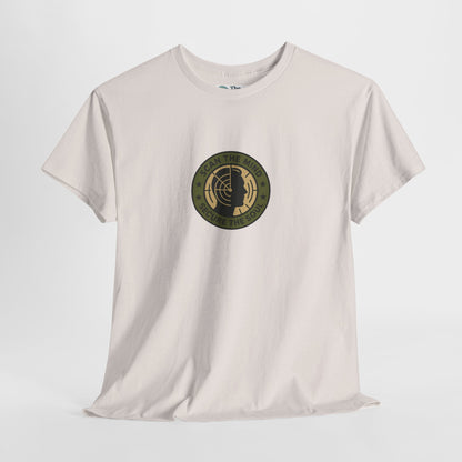 Scan the Mind, Secure the Soul T-Shirt – Military Awareness & Strength  Tee
