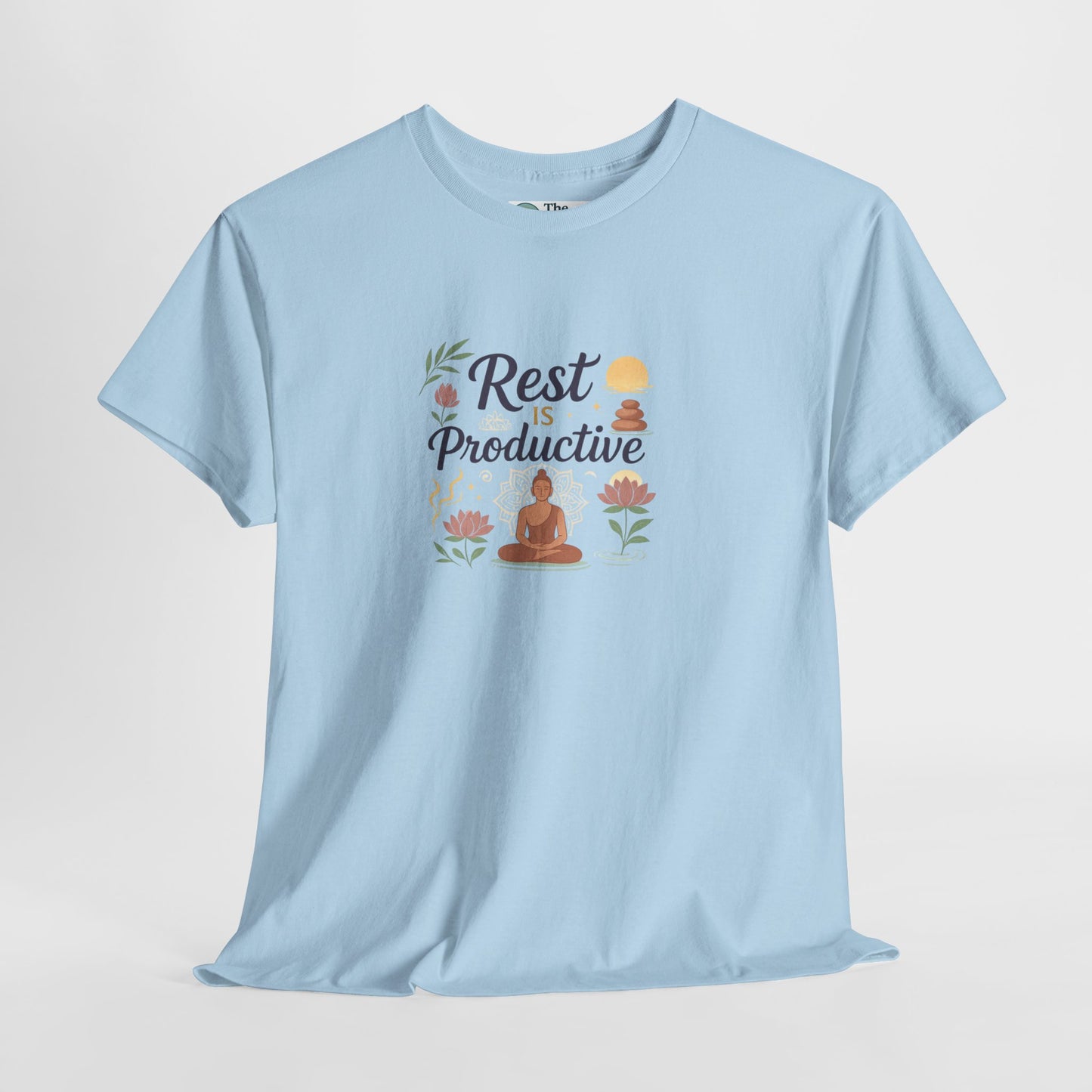 Rest Is Productive T-Shirt – Mindfulness & Meditation Tee
