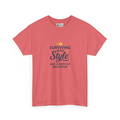 Surviving with Style T-Shirt – Mental Health & Self-Care Tee