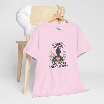 I Am More Than My Anxiety T-Shirt – Mental Health Awareness Tee