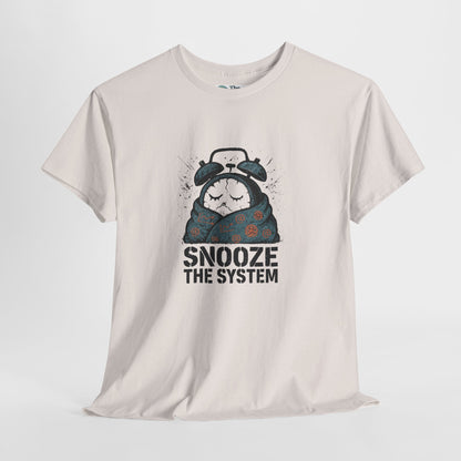Snooze the System T-Shirt – Anti-Hustle Tee