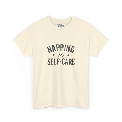 Napping Is Self-Care T-Shirt – Funny Mental Health Tee