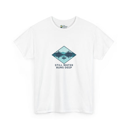 Still Water Runs Deep T-Shirt – Lake Reflection Mental Health Tee