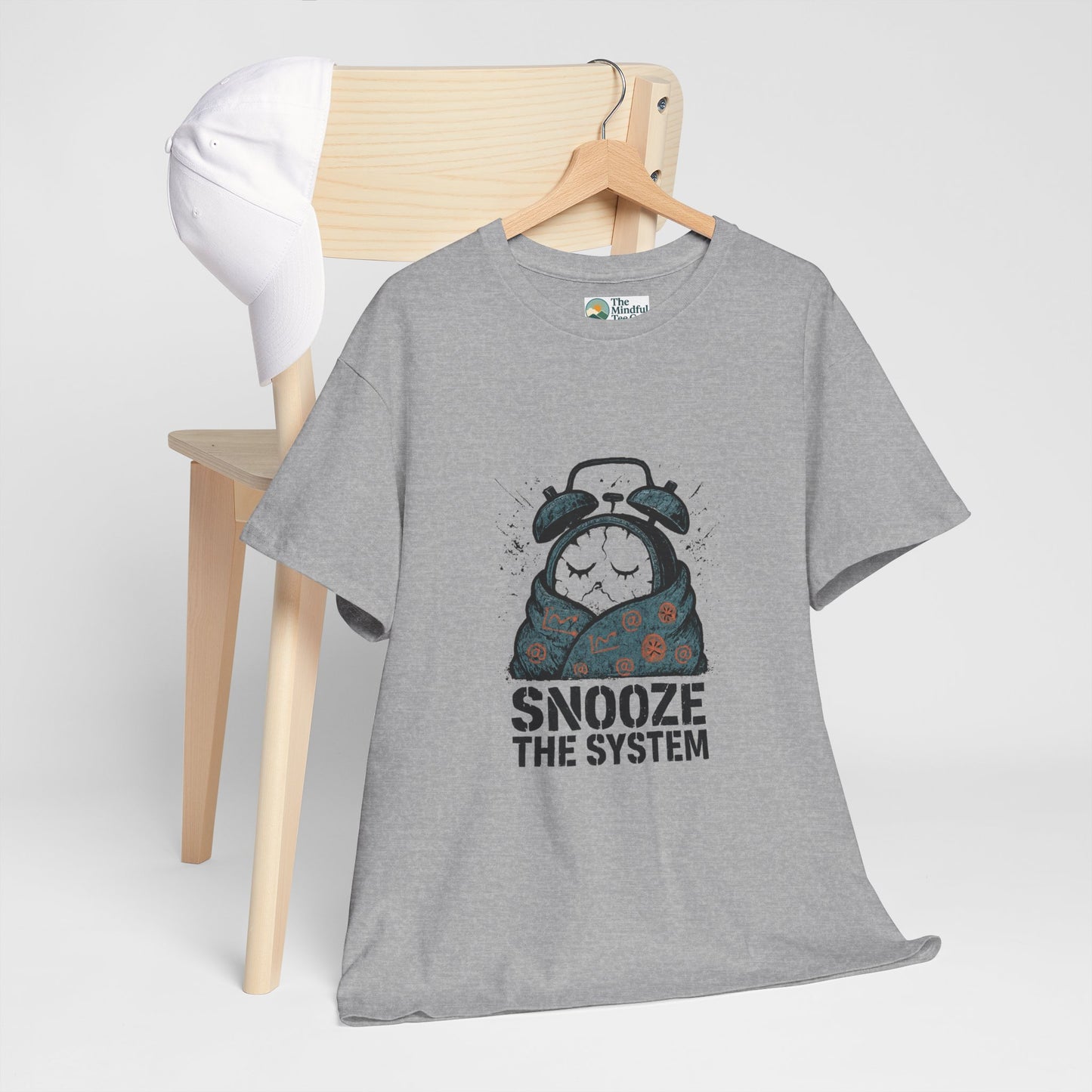 Snooze the System T-Shirt – Anti-Hustle Graphic Tee
