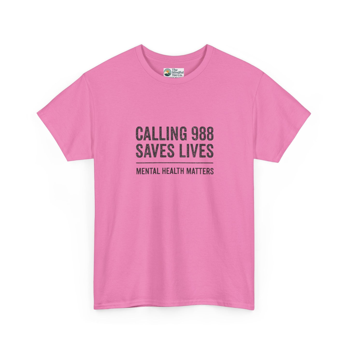 Calling 988 Saves Lives T-Shirt - Mental Health Awareness