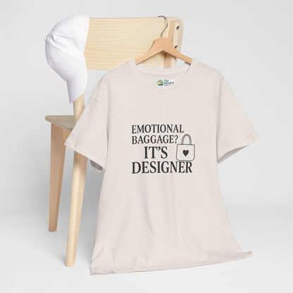 Emotional Baggage? It’s Designer T-Shirt – Mental Health Tee