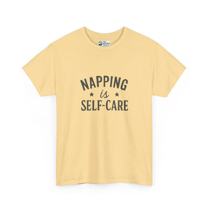 Napping Is Self-Care T-Shirt – Funny Mental Health Tee