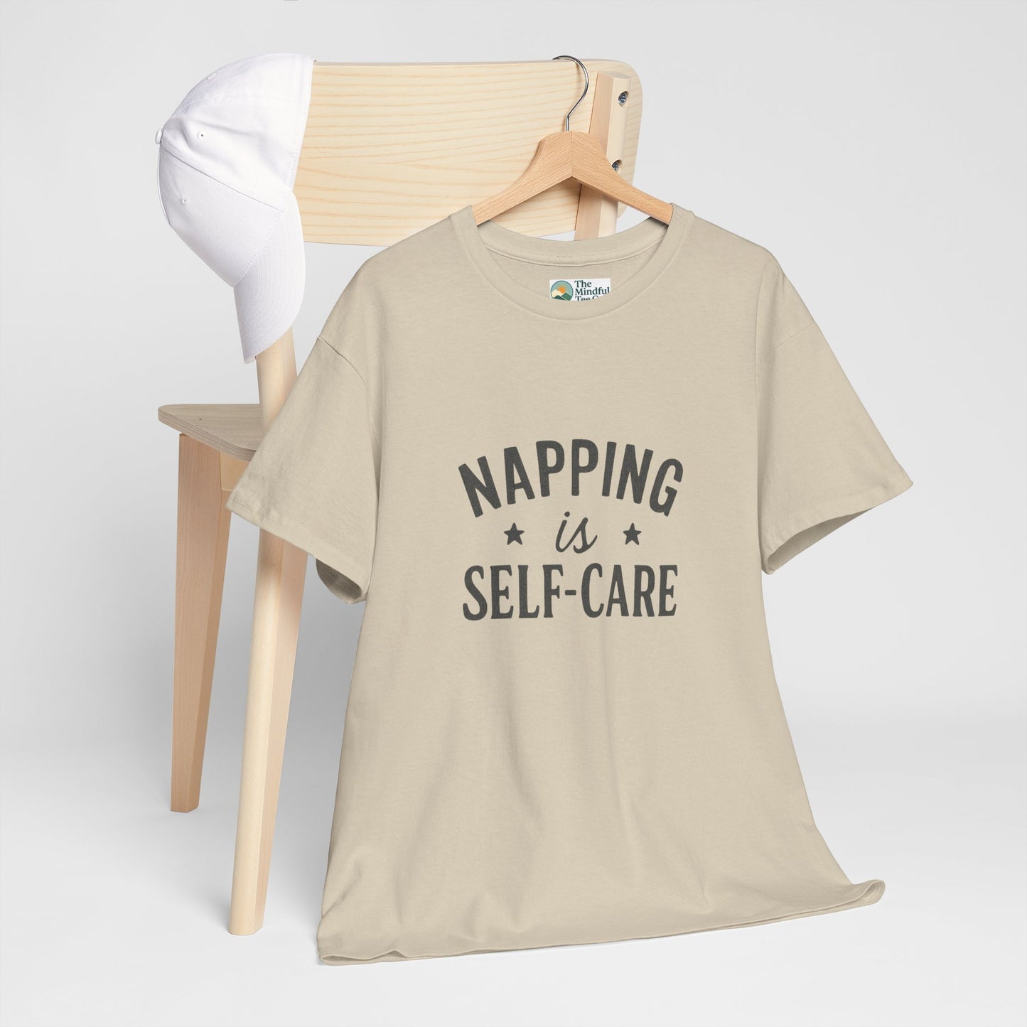 Napping Is Self-Care T-Shirt – Funny Mental Health Tee