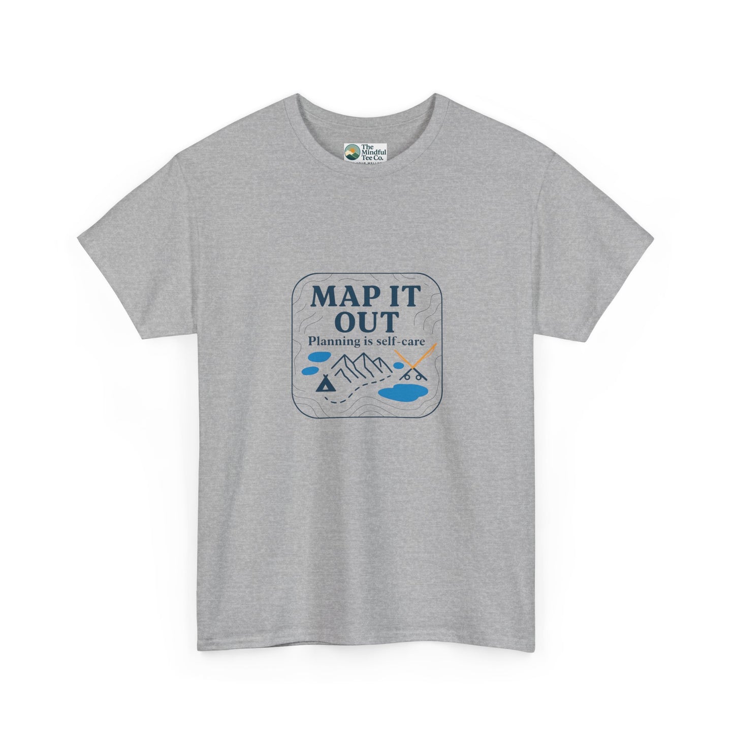 Map It Out T-Shirt – Planning Is Self-Care Tee
