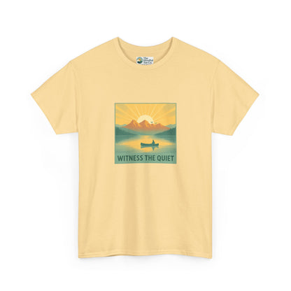 Witness the Quiet Canoe T-Shirt – Nature Mindfulness  Tee