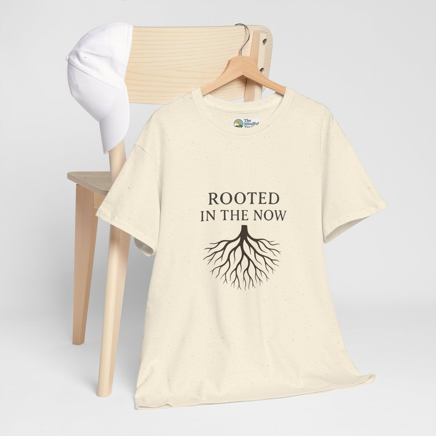 Rooted in the Now T-Shirt – Mindfulness & Grounding Tee