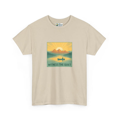 Witness the Quiet Canoe T-Shirt – Nature Mindfulness  Tee
