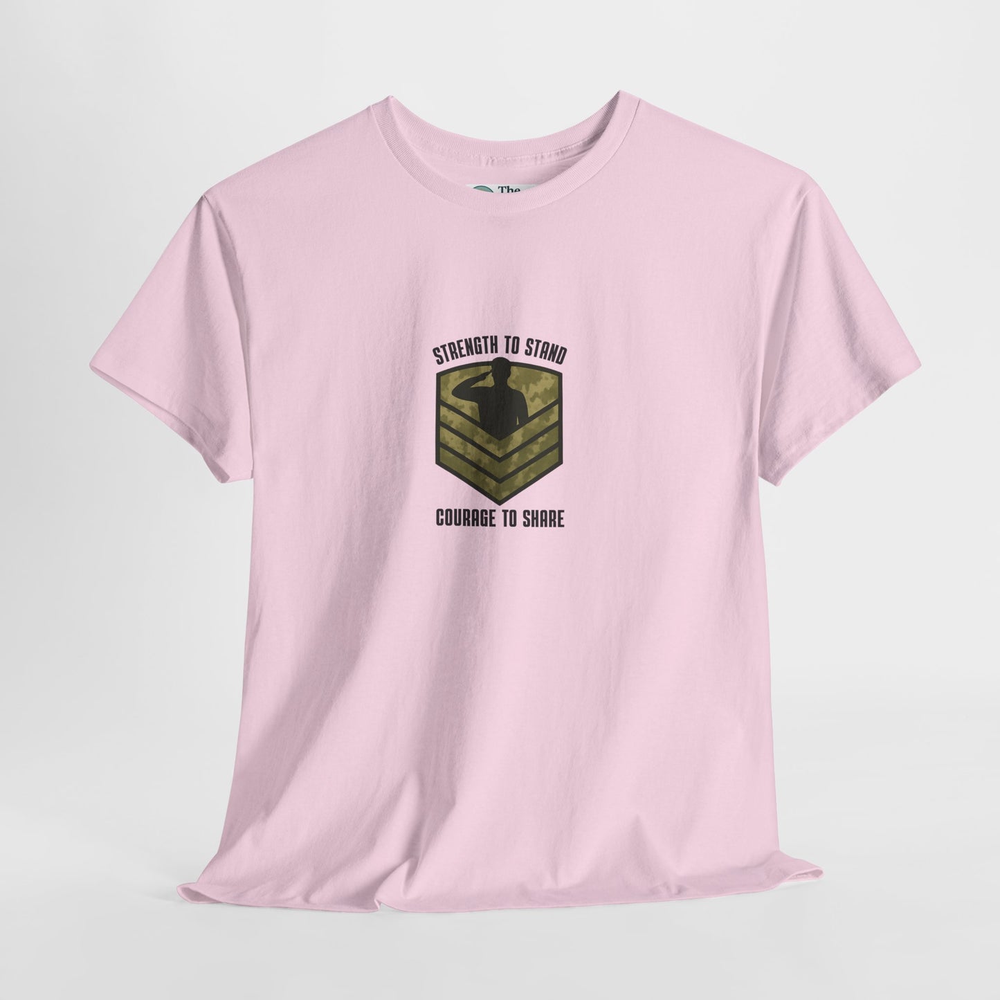 Strength to Stand, Courage to Share T-Shirt – Military Mental Health  Tee