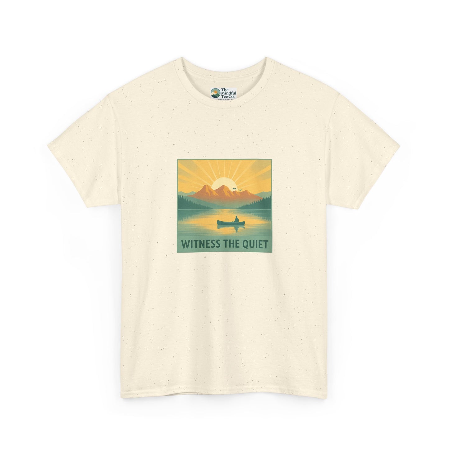 Witness the Quiet Canoe T-Shirt – Nature Mindfulness  Tee