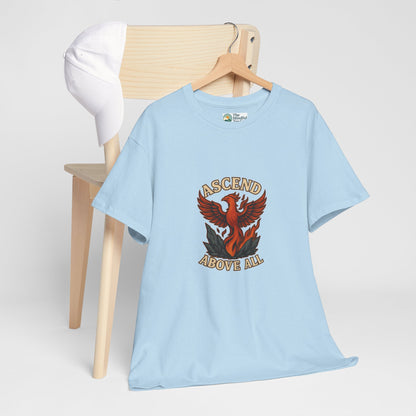 Ascend Above All T-Shirt – Phoenix Rising Strength Design