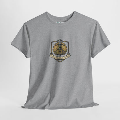 Unlock Overcome Endure T-Shirt – Military Strength & Perseverance  Tee