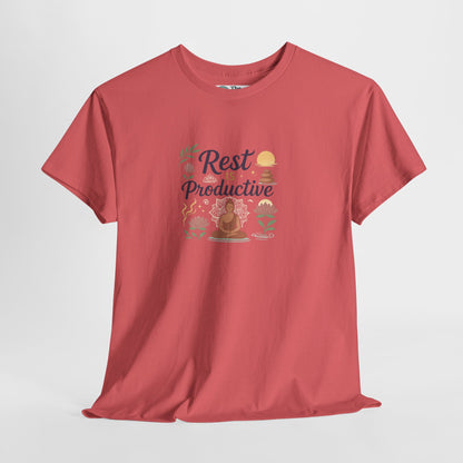 Rest Is Productive T-Shirt – Mindfulness & Meditation Tee