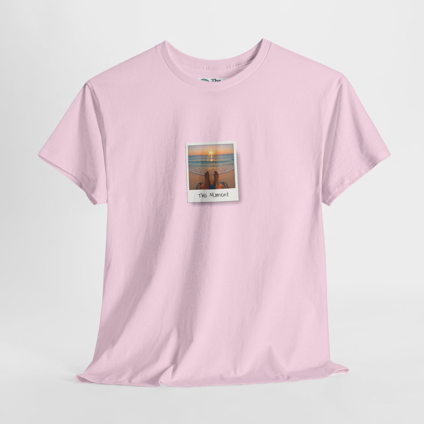 This Moment T-Shirt - Ocean Sunset Mindfulness Tee