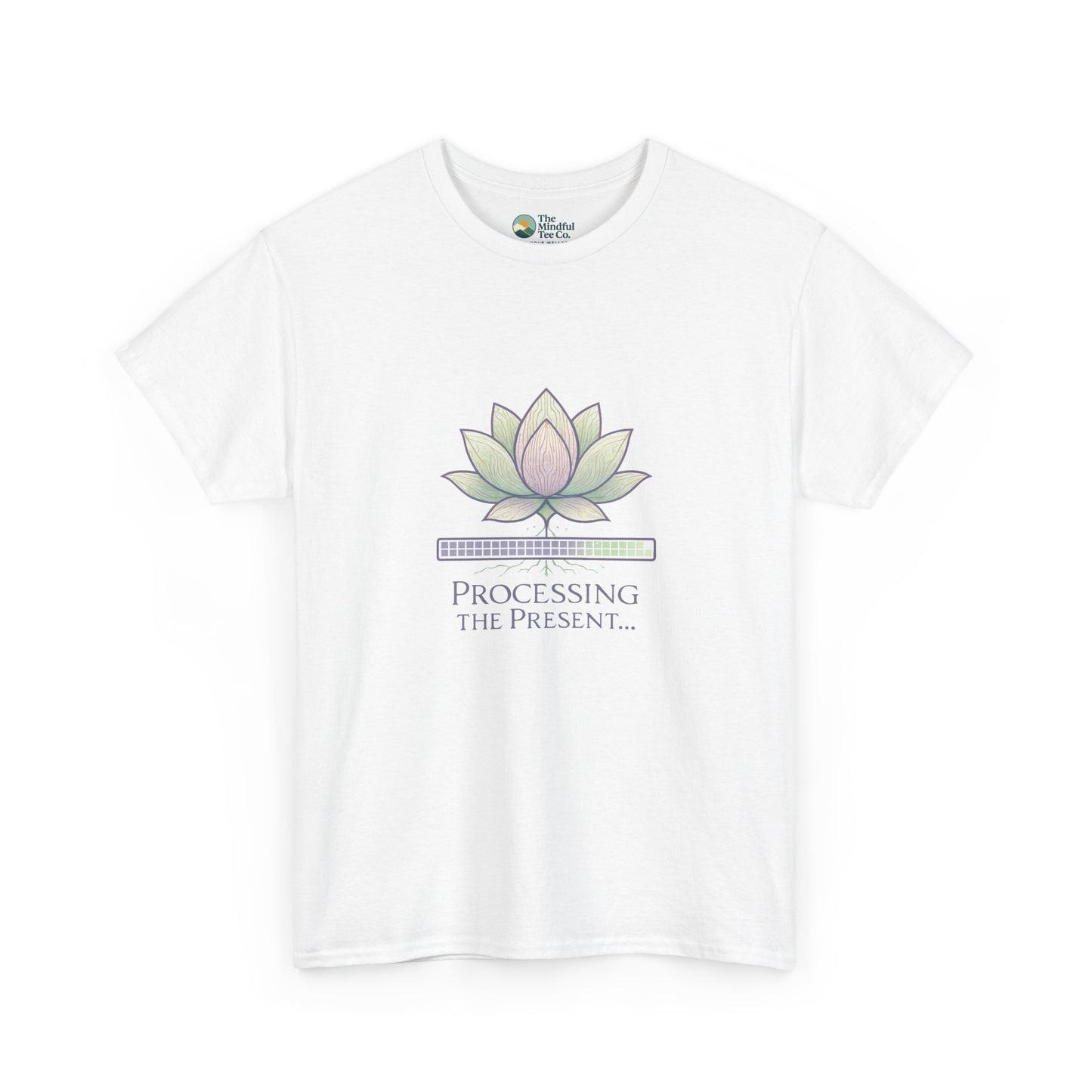 Processing the Present T-Shirt – Mindfulness & Balance Tee