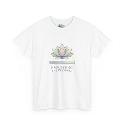 Processing the Present T-Shirt – Mindfulness & Balance Tee