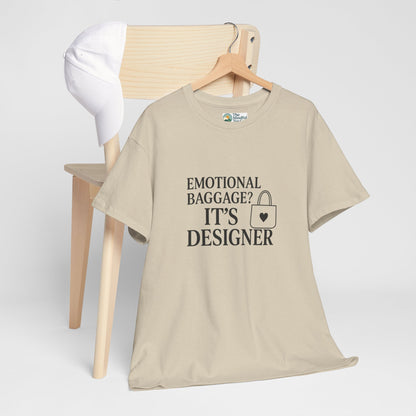 Emotional Baggage? It’s Designer T-Shirt – Mental Health Tee