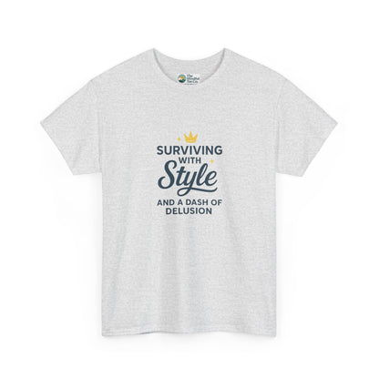 Surviving with Style T-Shirt – Mental Health & Self-Care Tee