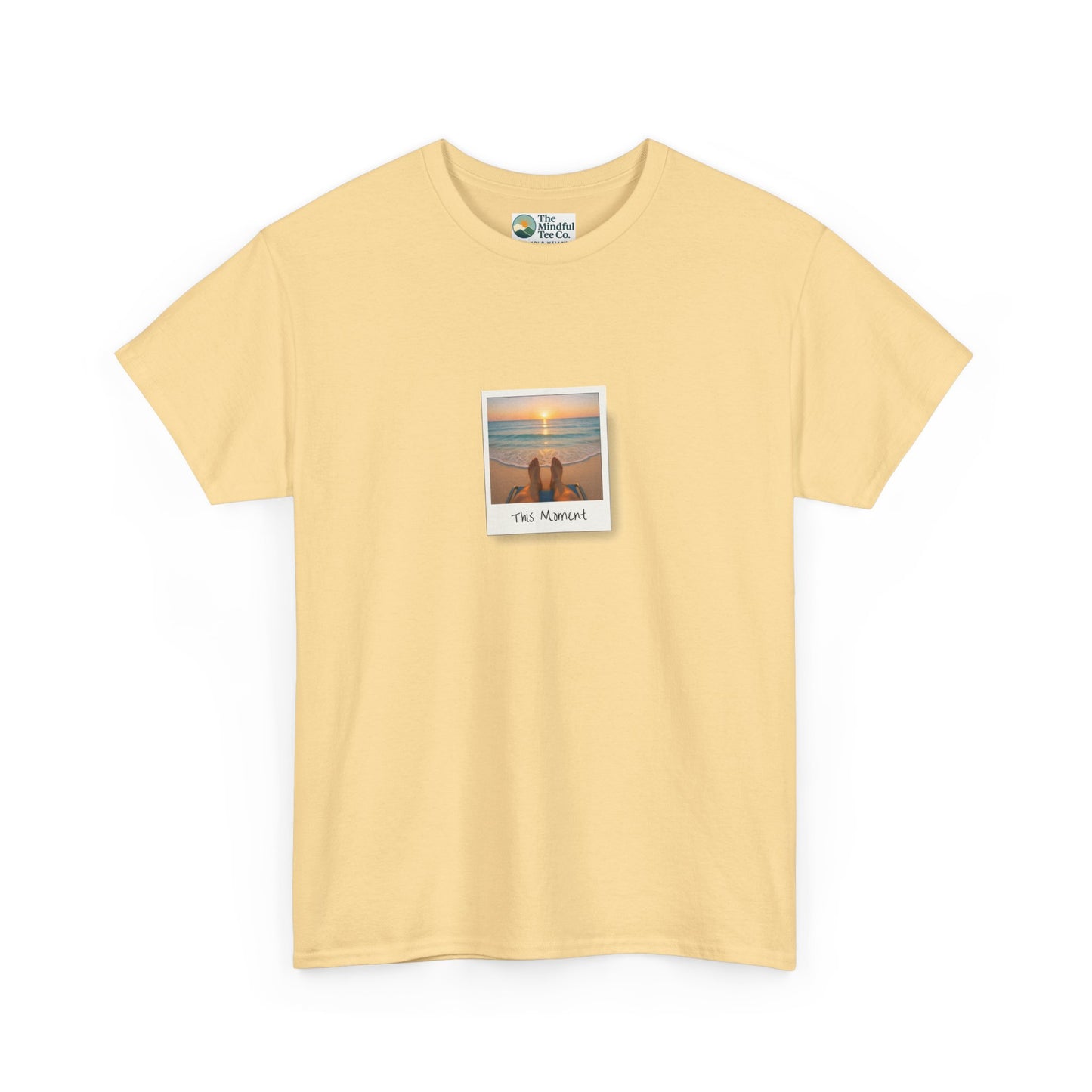 This Moment T-Shirt - Ocean Sunset Mindfulness Tee