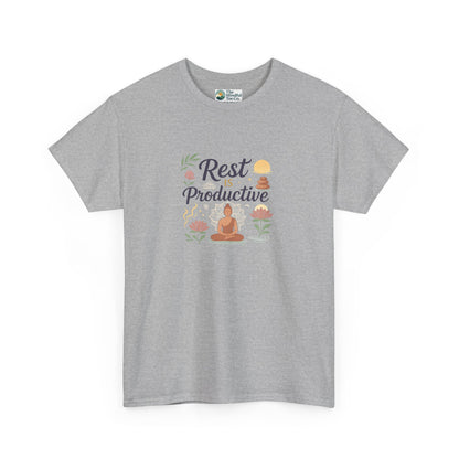 Rest Is Productive T-Shirt – Mindfulness & Meditation Tee