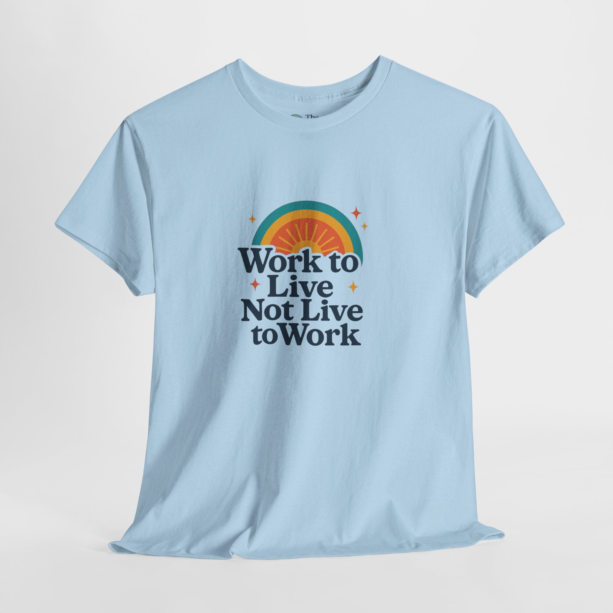 Work to Live – Balance Tee