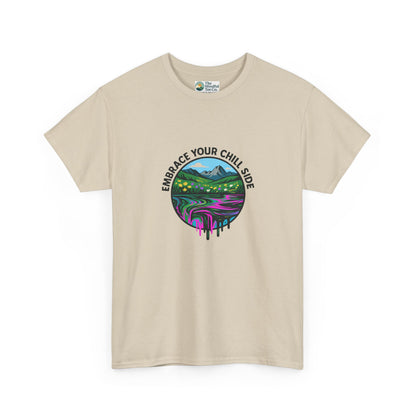 Embrace Your Chill Side T-Shirt - Alpine Meadow Meltdown Tee