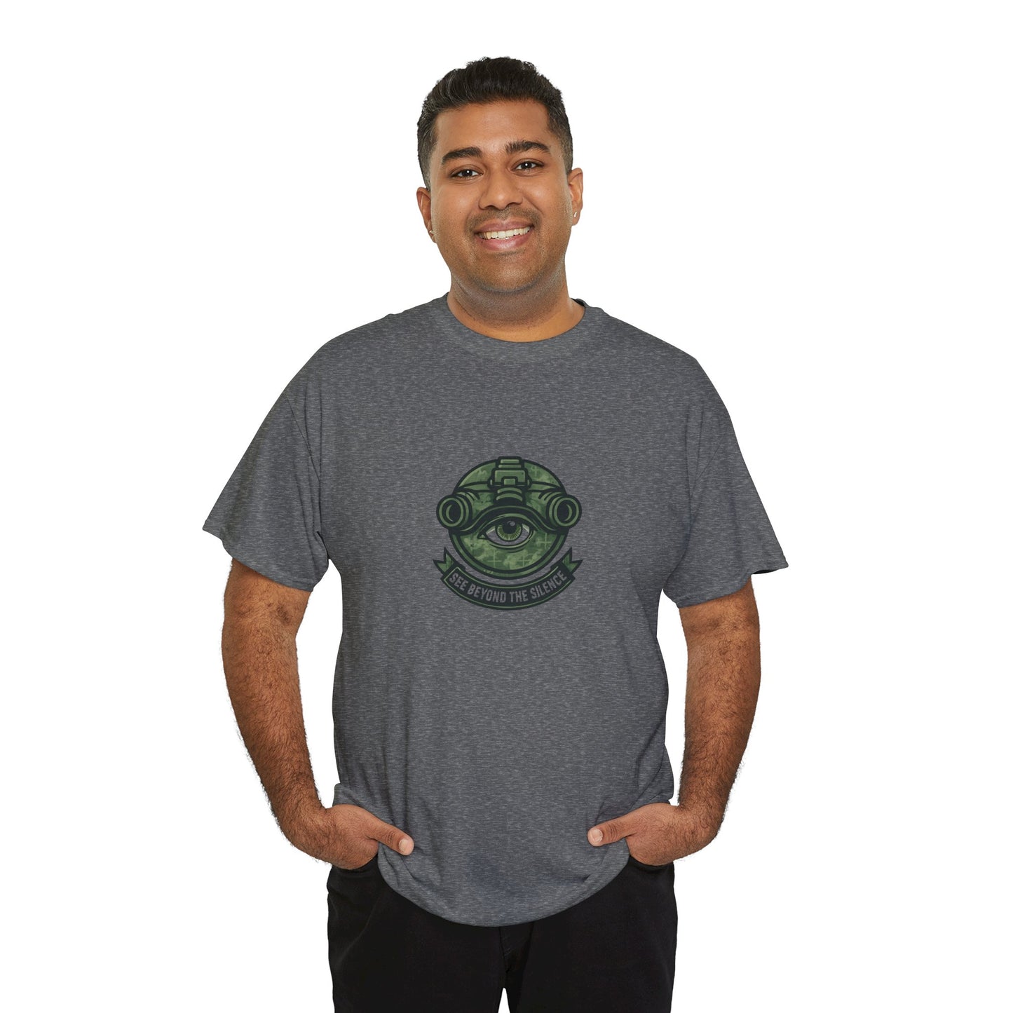 See Beyond the Silence T-Shirt – Military Awareness & Mental Strength  Tee