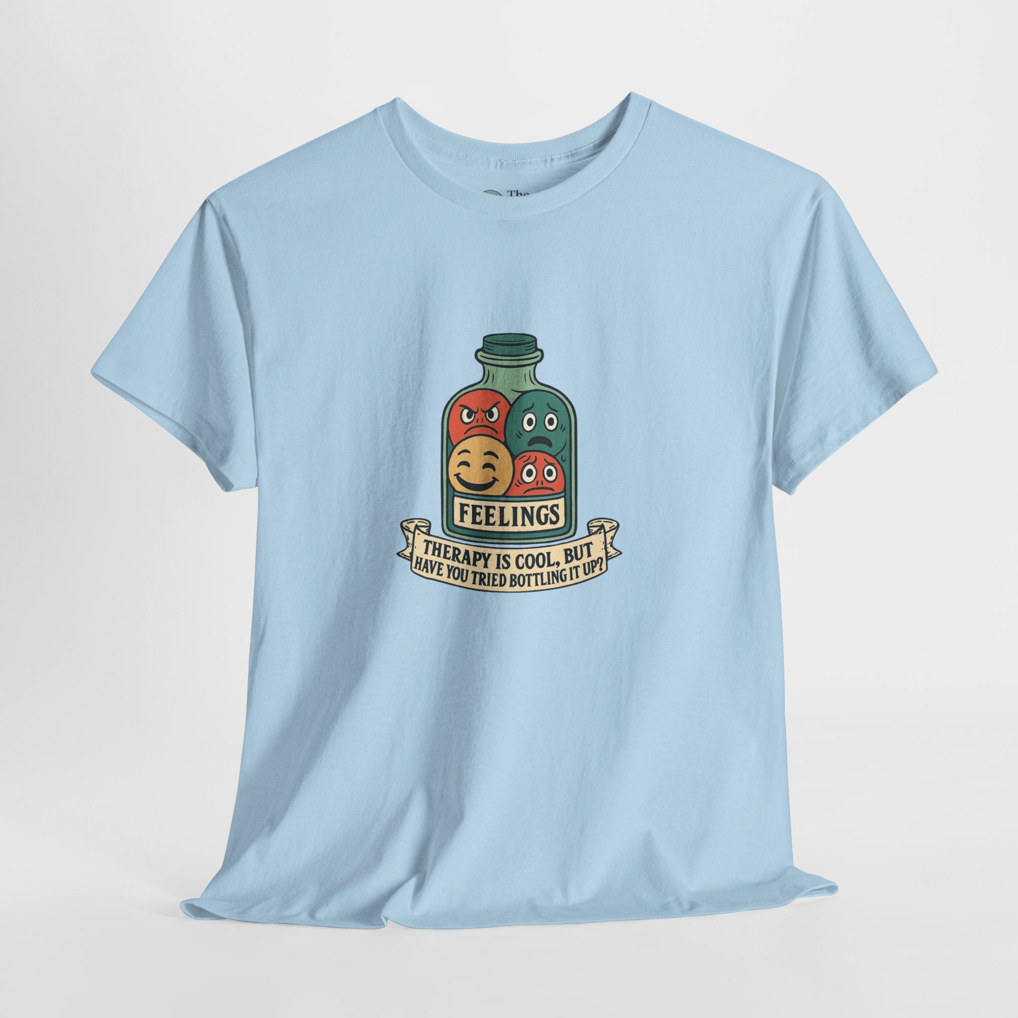 Bottled Feelings – Humor Tee