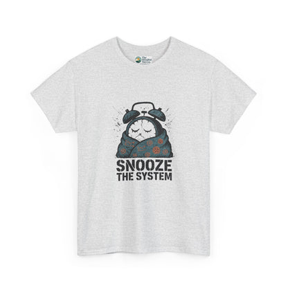 Snooze the System T-Shirt – Anti-Hustle Graphic Tee