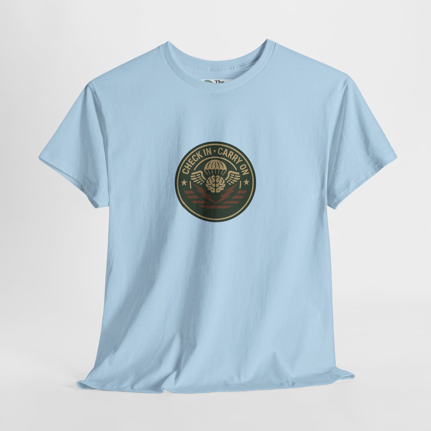 Check In, Carry On T-Shirt - Military Mental Health Tee
