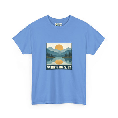 Witness the Quiet Sunset T-Shirt - Reflection Mindfulness Tee