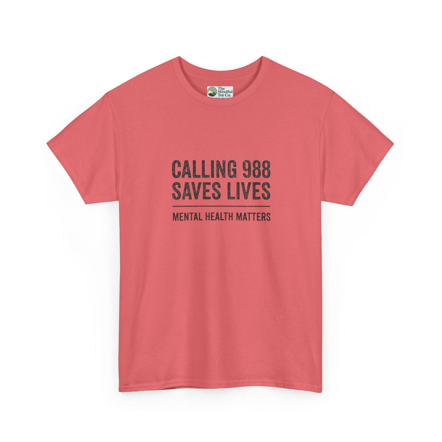 Calling 988 Saves Lives T-Shirt - Mental Health Awareness