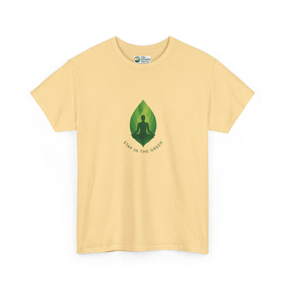 Stay in the Green T-Shirt – Minimalist Meditation Tee