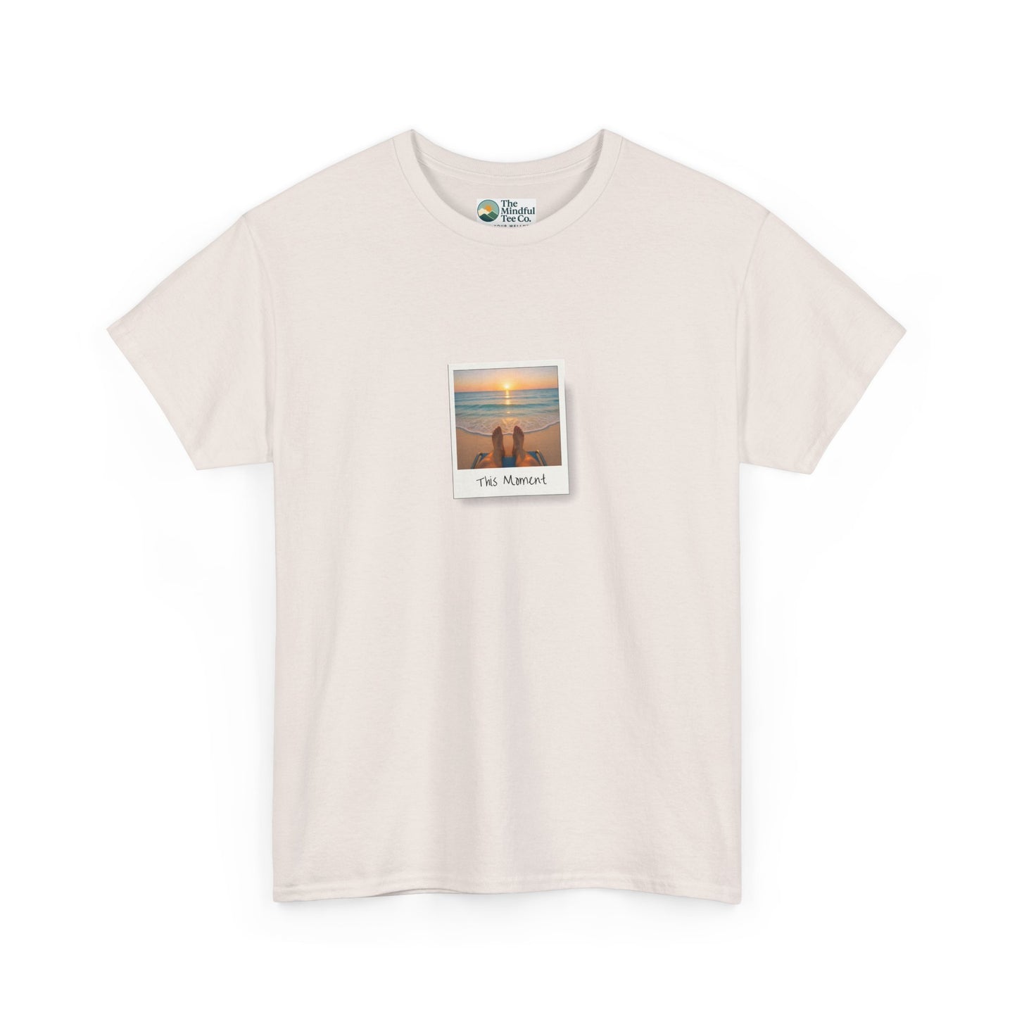 This Moment T-Shirt - Ocean Sunset Mindfulness Tee