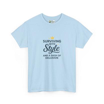 Surviving with Style T-Shirt – Mental Health & Self-Care Tee