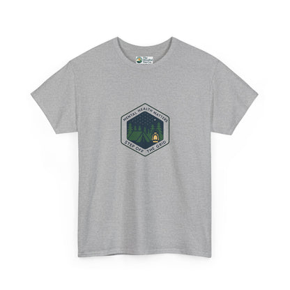 Step Off the Grid T-Shirt – Mental Health Matters Camping Tee