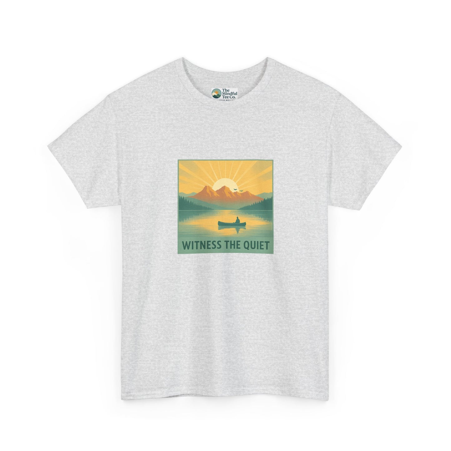 Witness the Quiet Canoe T-Shirt – Nature Mindfulness  Tee