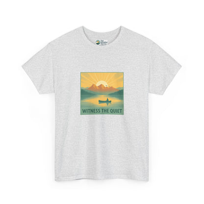 Witness the Quiet Canoe T-Shirt – Nature Mindfulness  Tee