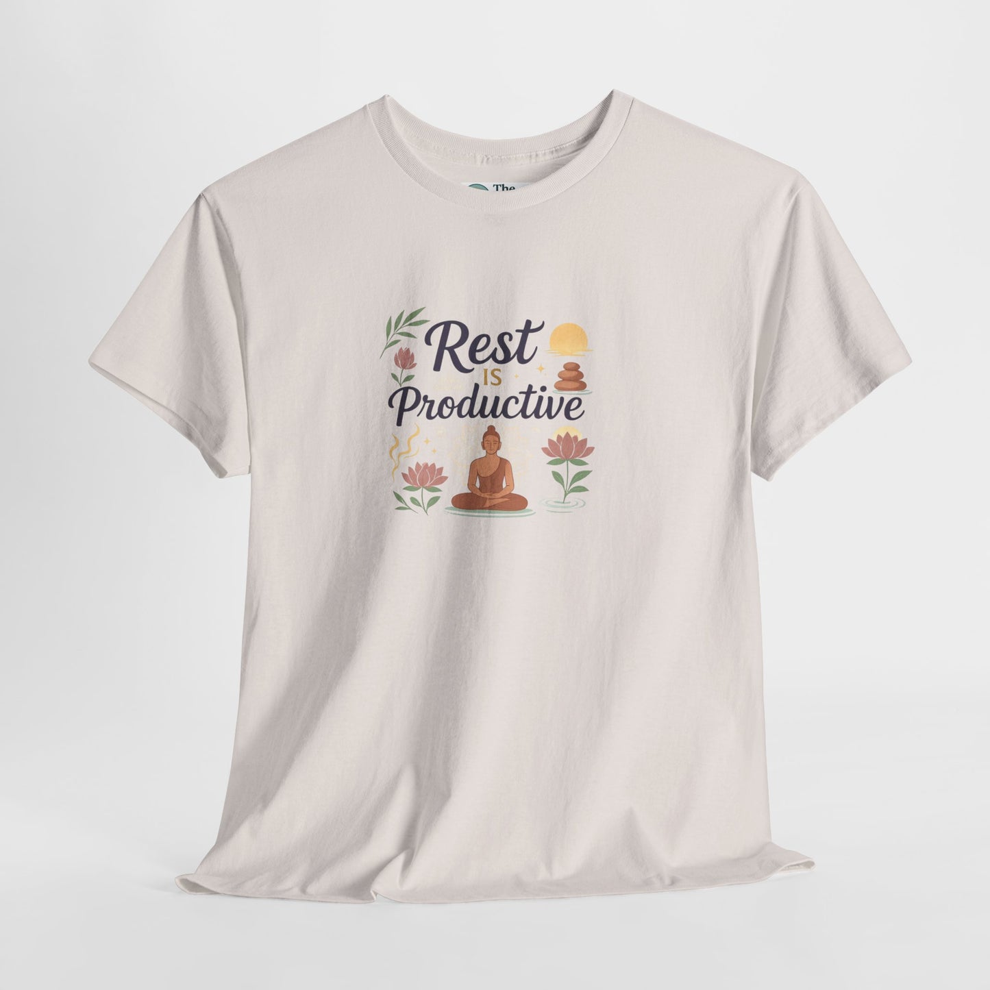 Rest Is Productive T-Shirt – Mindfulness & Meditation Tee