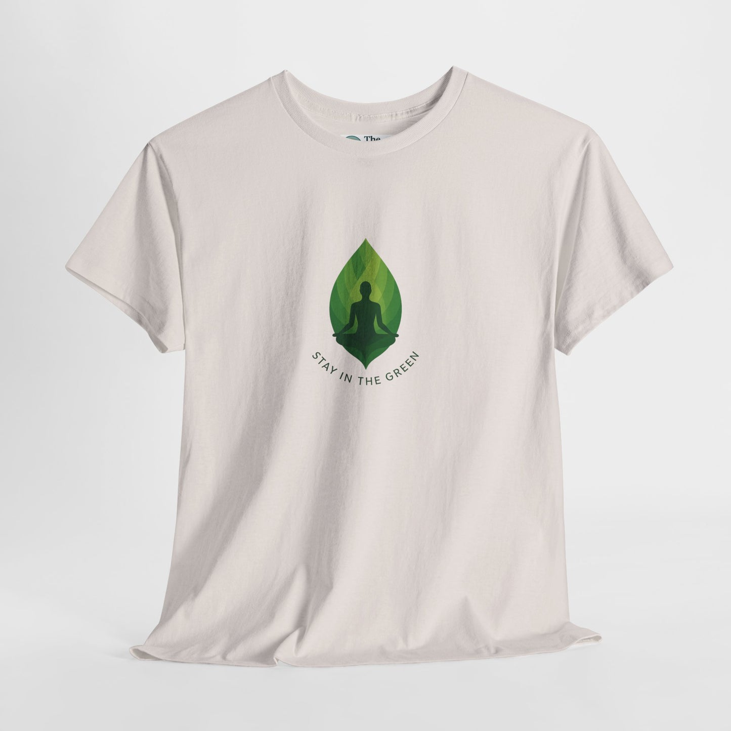 Stay in the Green T-Shirt – Minimalist Meditation Tee