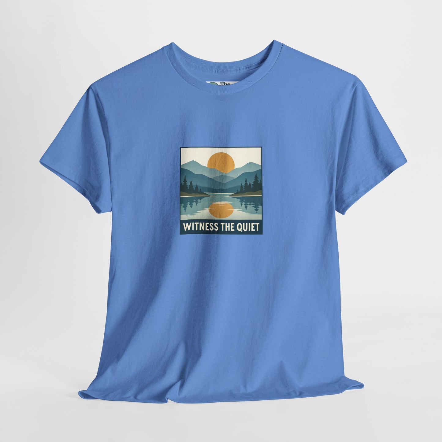 Witness the Quiet T-Shirt - Nature Mindfulness Sunset  Tee