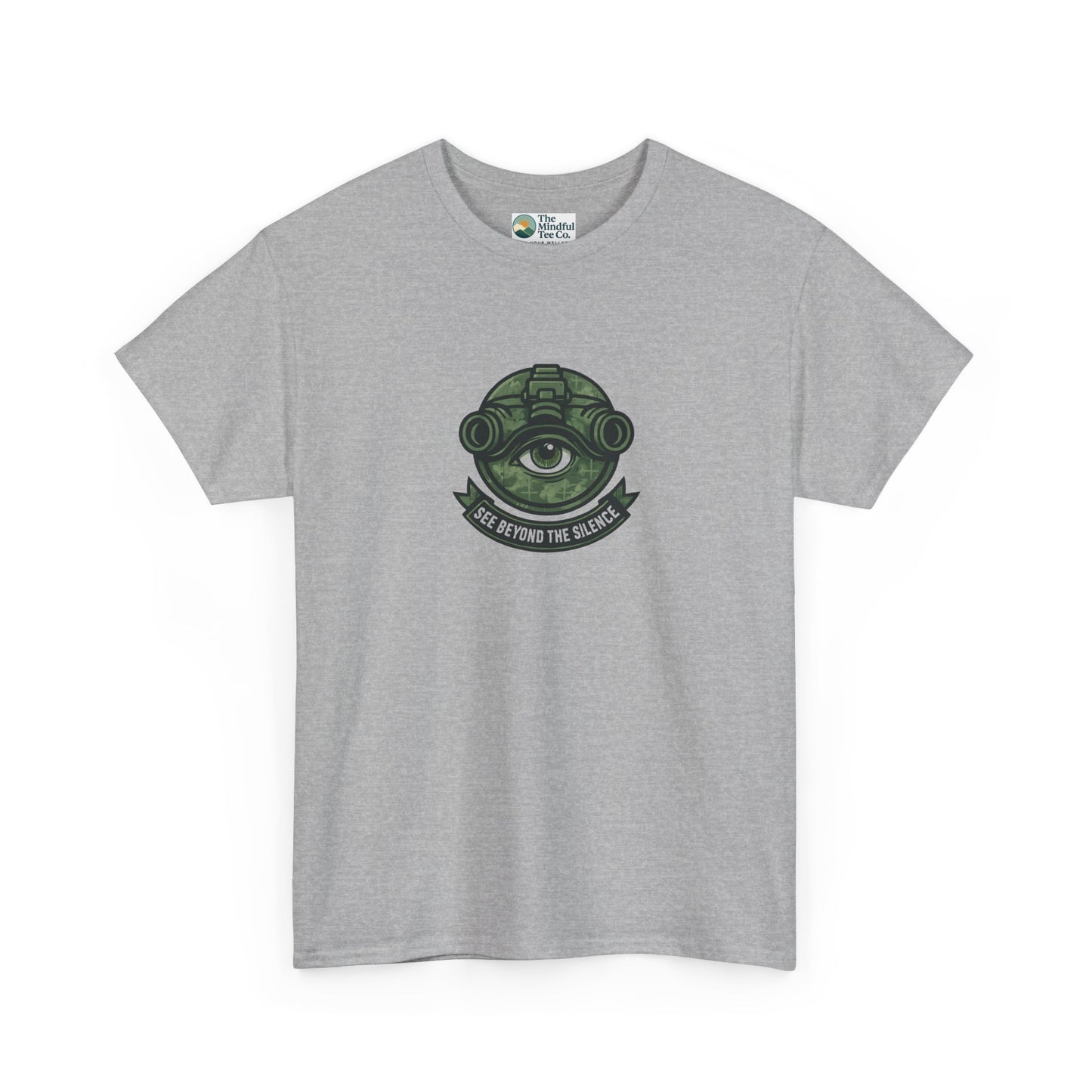 See Beyond the Silence T-Shirt – Military Awareness & Mental Strength  Tee