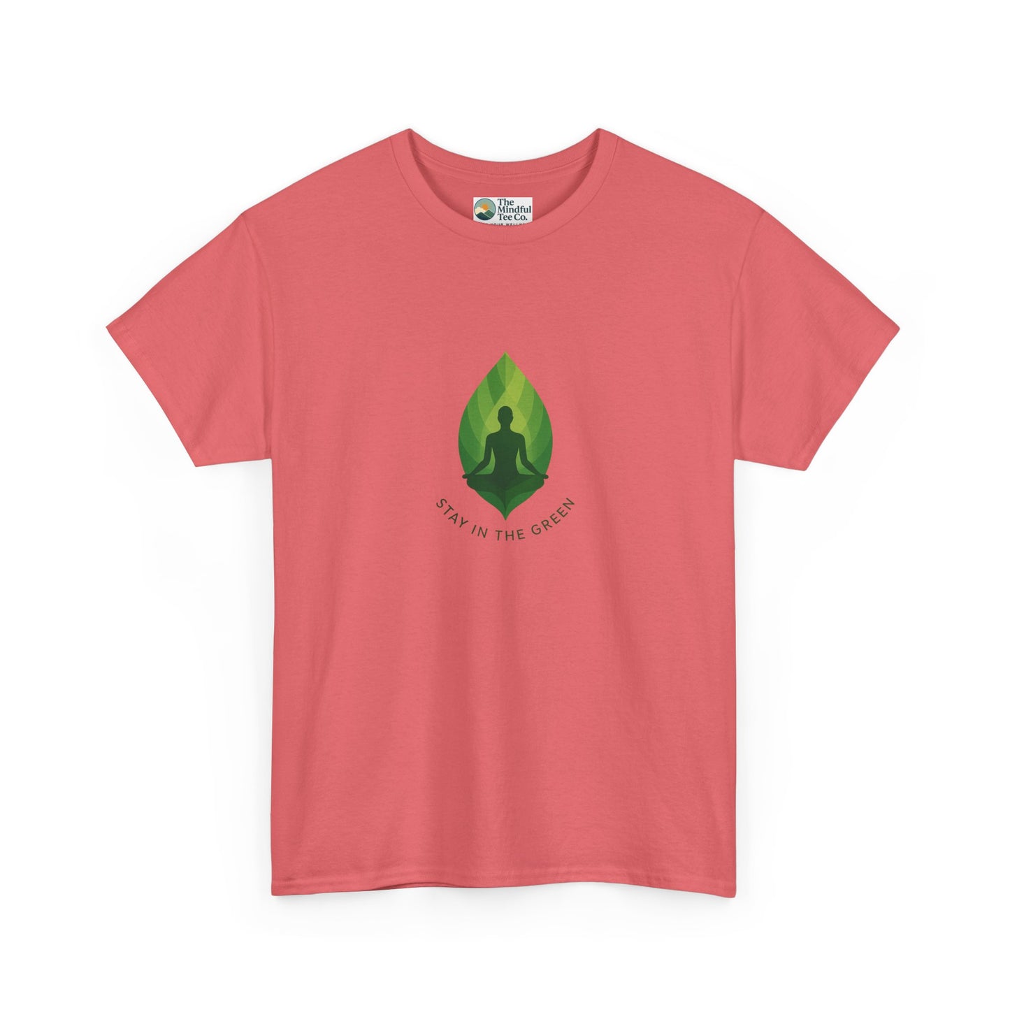 Stay in the Green T-Shirt – Minimalist Meditation Tee